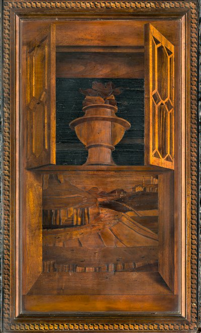 Lignaean Canonical Choir, indlagt af Giovanni Maria Platina 1484, Superior Stall af Giovanni Maria Platina