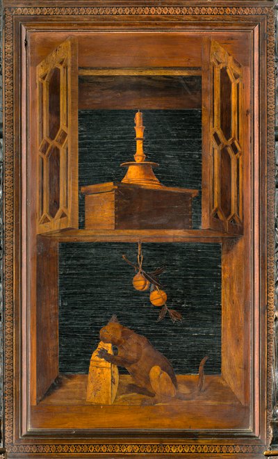 Lignaean Canonical Choir, indlagt af Giovanni Maria Platina 1484, Superior Stall af Giovanni Maria Platina