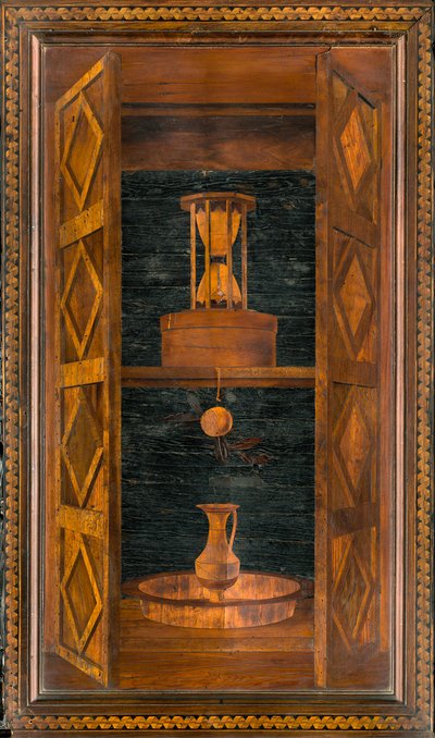Lignaean Canonical Choir, indlagt af Giovanni Maria Platina 1484, Superior Stall af Giovanni Maria Platina