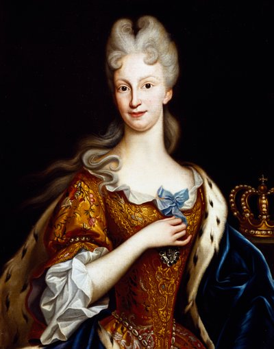 Portræt af Elisabeth Farnese (Parma af Giovanni Maria delle called Mulinaretto Piane