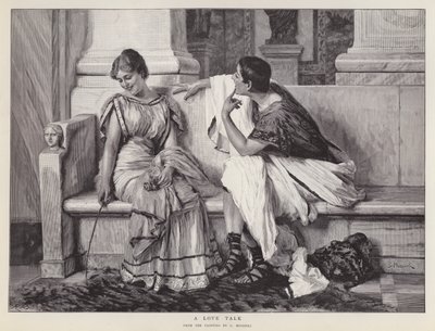 A Love Talk (litho) af Giovanni Muzzioli