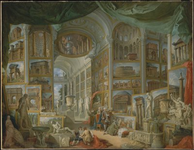 Ancient Rome, 1757dani af Giovanni Paolo Pannini