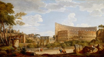 Udsigt over Colosseum af Giovanni Paolo Pannini