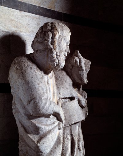Evangelisten Luke (Marmorskulptur, ca. 1306) af Giovanni Pisano