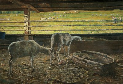 Kontrast af lys af Giovanni Segantini