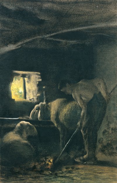I stald af Giovanni Segantini