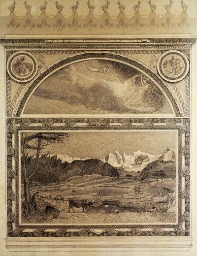 Studie til Alpernes Triptykon, Life af Giovanni Segantini