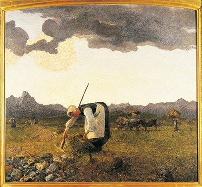 Schweiz, Saint Moritz, Høhøsten af Giovanni Segantini