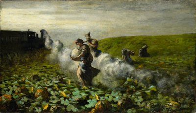 Græskarhøst, 1897 af Giovanni Segantini