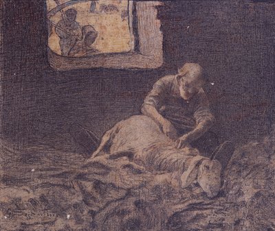 Fåreklipperen af Giovanni Segantini