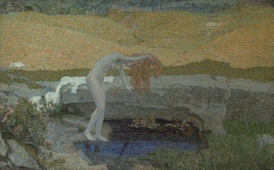 Vanity The Vanity, 1897 af Giovanni Segantini