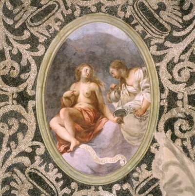 Kvindefigurer, hulens loft af Giovanni Stefano Danedi