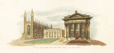 Udsigt over Cambridge University af Giovanni Vendramini