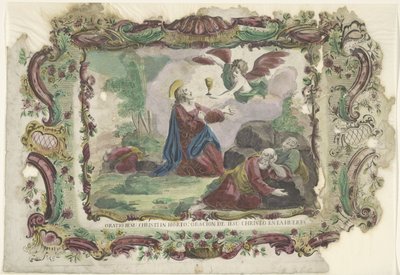 Christus i Getsemane have Oratio Jesu Christi i haven: Jesu Kristi bøn i haven (titel på objekt) af Giovanni Volpato