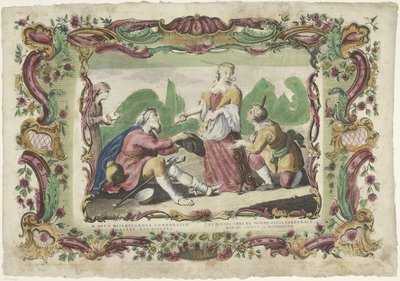 At fodre de sultne II. opus misericordiae corporalis / La segunda obra de misericordia corporale (titel på objektet) The Works of Mercy (serietitel) af Giovanni Volpato