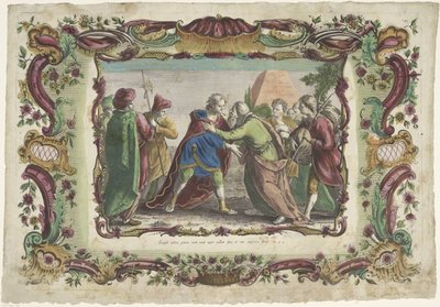 Josef møder sin far i Gosen The Life of Joseph (serietitel) af Giovanni Volpato