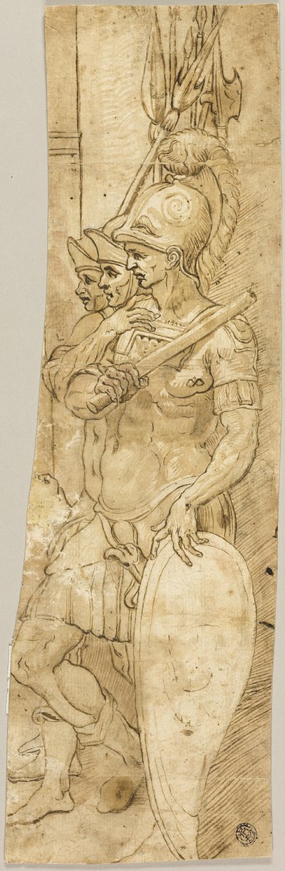 Tre romerske soldater af Giovanni da Bologna