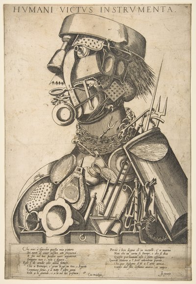 Instrumenterne til menneskelig næring Humani Victus Instrumenta: Madlavning, efter 1569. af Giovanni da Monte Cremasco