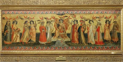 De syv frie kunster (maleri på træ) af Giovanni dal Ponte