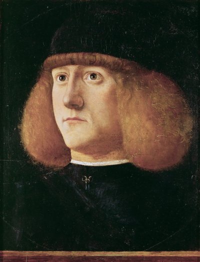 Renæssance: Portræt af en ung mand par Mansueti, Giovanni di Niccolo (ca. 1465-1527), ca. 1500. Olie på træ, 29,7x22,3. Kunsthistorisk Museum, Vienne af Giovanni di Niccolo Mansueti