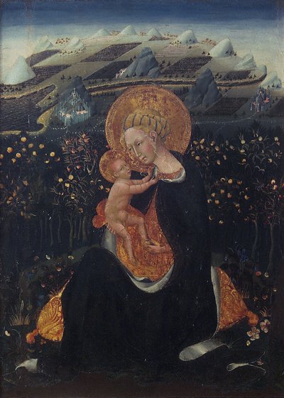 Madonna af ydmyghed af Giovanni di Paolo