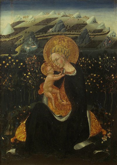 Madonna af ydmyghed af Giovanni di Paolo