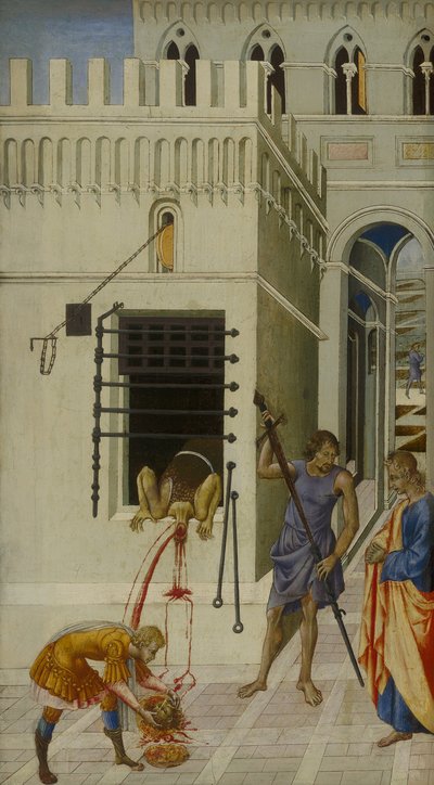 Halshugningen af Johannes Døberen af Giovanni di Paolo
