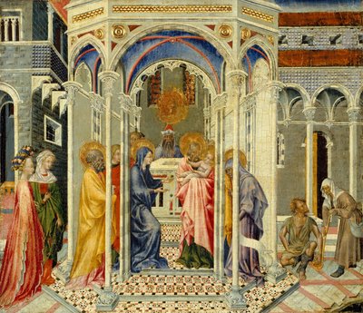 Præsentationen af Kristus i templet, ca. 1435. af Giovanni di Paolo