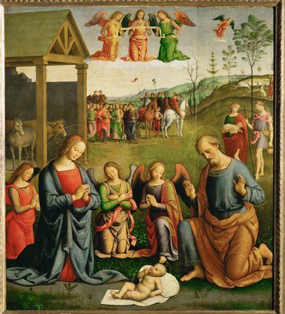Fødselskirken ... af Giovanni di Pietro (c.1450 1529) (studio of)