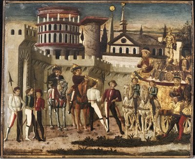 Scene af en gammel triumf af Giovanni di Ser Giovanni Scheggia