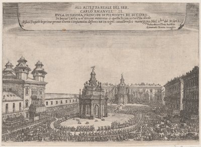 Festival i Torino, oktober 1650, 1650. af Giovenale Boetto