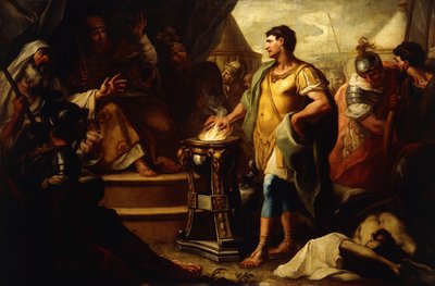 Mucius Scaevola af Girolamo Brusaferro
