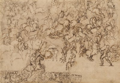 Kampscene af Girolamo Genga