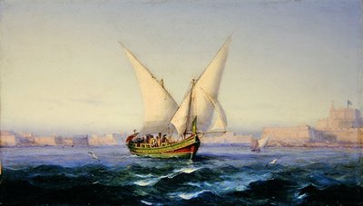 Ud for Valletta Havn af Girolamo Gianni