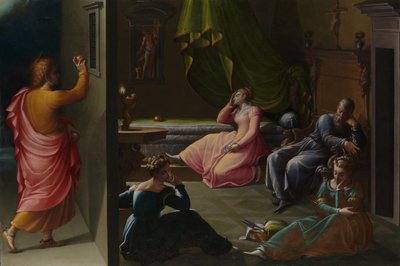 The Charity of St Nicholas of Bari, ca 1555 af Girolamo Macchietti