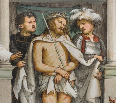 Central Nave, Fourth South Span, Ecce Homo, Girolamo Romanino af Girolamo Romanino