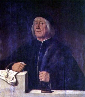 Portræt af Theophile Folengo (panel) af Girolamo Romanino
