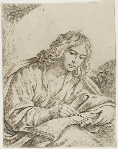 Den hellige Johannes Evangelisten af Girolamo Scarselli