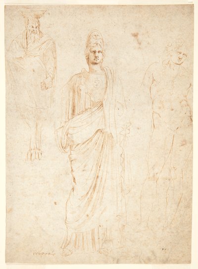 Klassiske figurer af Girolamo da Carpi