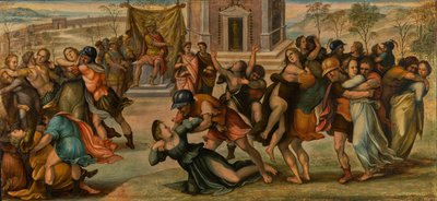 Bortførelsen af sabinerne af Girolamo del Pacchia