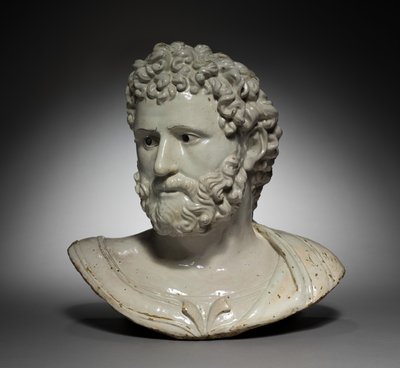 Buste af en klassisk helt eller kejser af Girolamo della Robbia