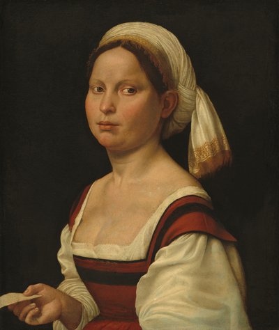Portræt af en ung kvinde, ca. 1525. af Giuliano Bugiardini