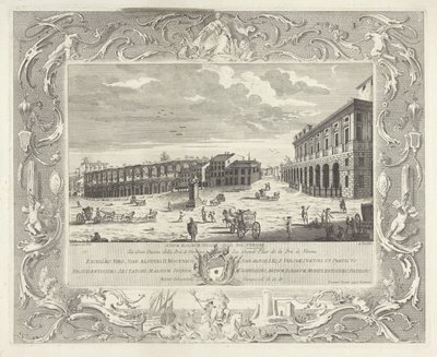 Piazza Bra i Verona af Giuliano Giampiccoli
