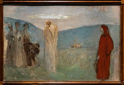 Dante og Beatrice af Giulio Aristide Sartorio