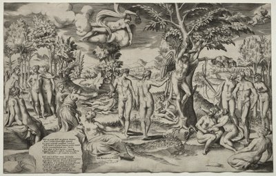 Kærlighed i Elysian Fields af Giulio Bonasone