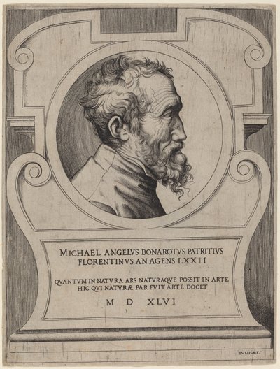 Michelangelo af Giulio Bonasone