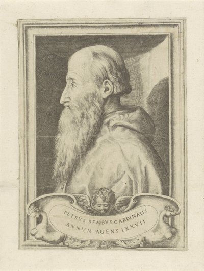 Portræt af kardinal Pietro Bembo af Giulio Bonasone