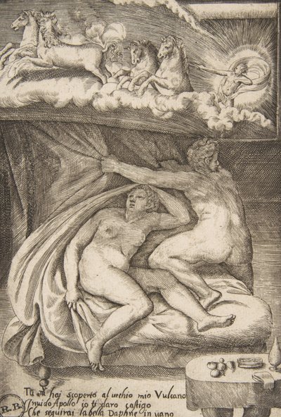 Venus og Mars opdaget af Apollo, fra 