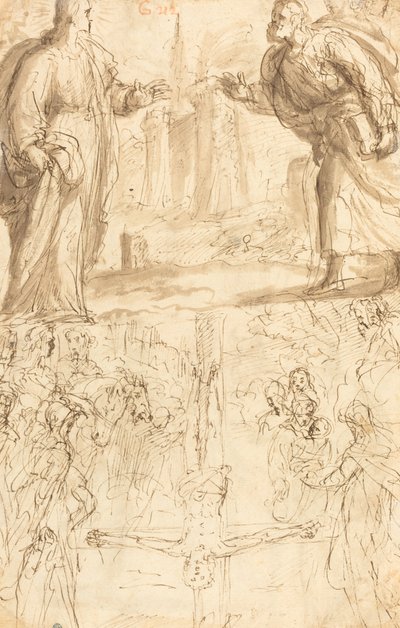 Sankt Peters korsfæstelse af Giulio Cesare Procaccini