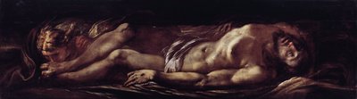 Deposition of Christ (The Dead Christ) Maleri af Giulio Cesare Procaccini (1574-1625) Genes, Musei di Strada Nuova (ex Palazzo Rosso) Italien af Giulio Cesare Procaccini